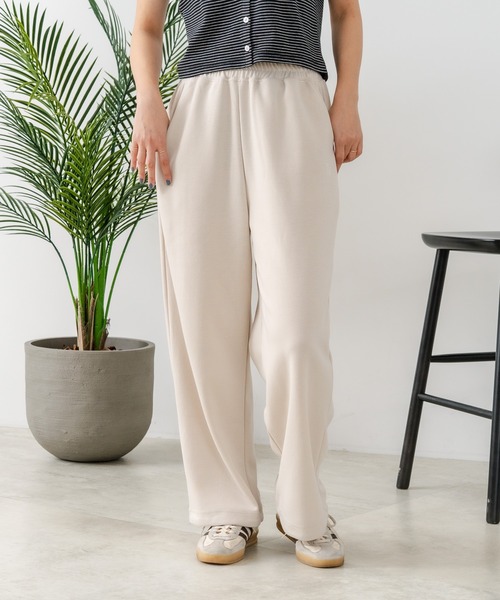 U.S. POLO ASSN.(ユーエスポロアッスン)の「【U.S. POLO ASSN./ユーエスポロアッスン】【もっちり高見え・美脚ストレート】ダンボール スウェットパンツ クッション素材 軽量・タフ(その他パンツ・レディース・ベージュ/杢グレー/チャコールグレー・LARGE/MEDIUM)」の9枚目の写真