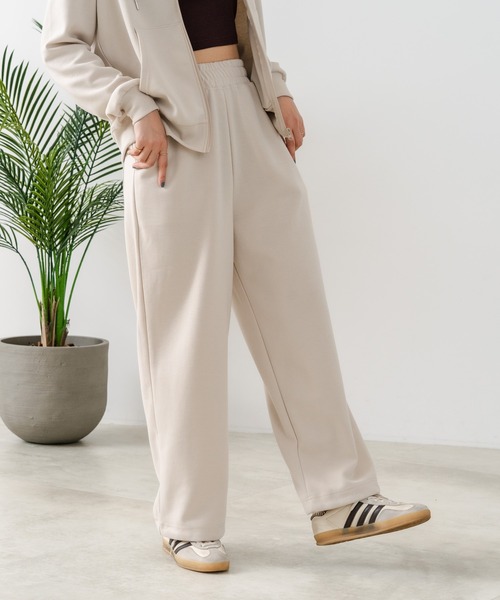 U.S. POLO ASSN.(ユーエスポロアッスン)の「【U.S. POLO ASSN./ユーエスポロアッスン】【もっちり高見え・美脚ストレート】ダンボール スウェットパンツ クッション素材 軽量・タフ(その他パンツ・レディース・ベージュ/杢グレー/チャコールグレー・LARGE/MEDIUM)」の5枚目の写真