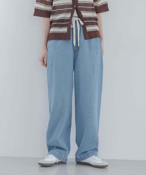 URBAN RESEARCH Sonny Label(アーバンリサーチサニーレーベル)の「イージーカーブデニムパンツ(デニムパンツ・レディース・インディゴブルー/ライトインディゴブルー・36/38)」の11枚目の写真