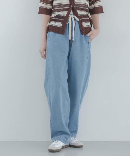 URBAN RESEARCH Sonny Label(アーバンリサーチサニーレーベル)の「イージーカーブデニムパンツ(デニムパンツ・レディース・インディゴブルー/ライトインディゴブルー・36/38)」の12枚目の写真