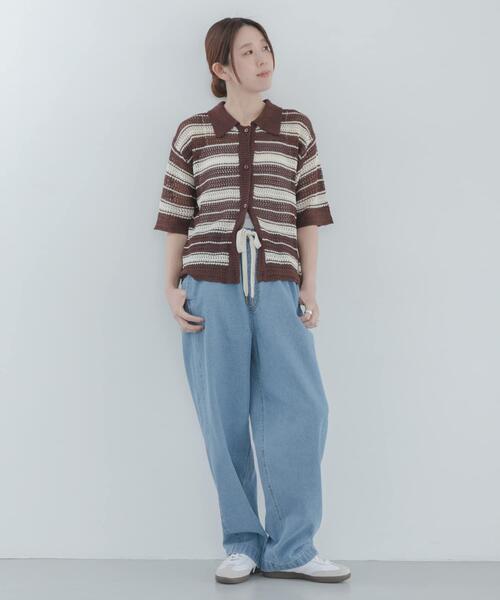 URBAN RESEARCH Sonny Label(アーバンリサーチサニーレーベル)の「イージーカーブデニムパンツ(デニムパンツ・レディース・インディゴブルー/ライトインディゴブルー・36/38)」の18枚目の写真