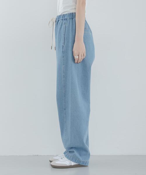 URBAN RESEARCH Sonny Label(アーバンリサーチサニーレーベル)の「イージーカーブデニムパンツ(デニムパンツ・レディース・インディゴブルー/ライトインディゴブルー・36/38)」の20枚目の写真