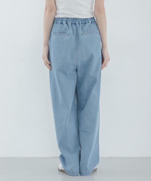 URBAN RESEARCH Sonny Label(アーバンリサーチサニーレーベル)の「イージーカーブデニムパンツ(デニムパンツ・レディース・インディゴブルー/ライトインディゴブルー・36/38)」の21枚目の写真