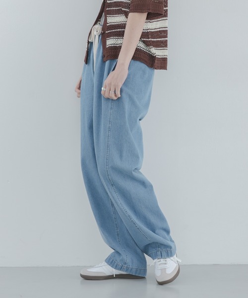 URBAN RESEARCH Sonny Label（アーバンリサーチサニーレーベル）の「イージーカーブデニムパンツ（その他パンツ・レディース・インディゴブルー/ライトインディゴブルー・36/38）」の7枚目の写真