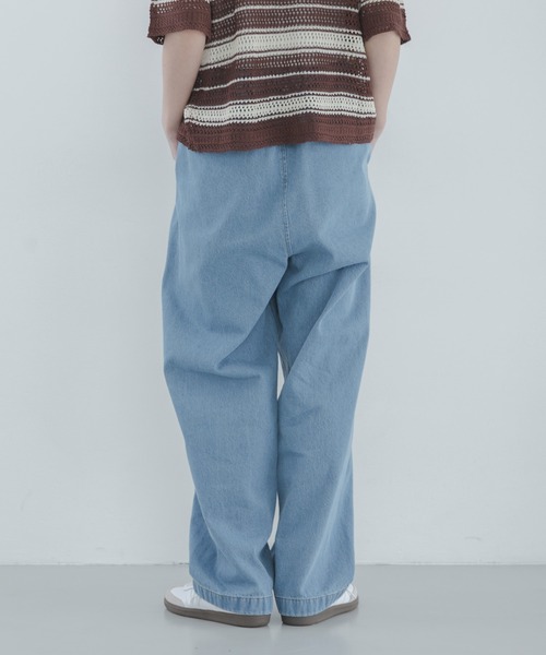 URBAN RESEARCH Sonny Label（アーバンリサーチサニーレーベル）の「イージーカーブデニムパンツ（その他パンツ・レディース・インディゴブルー/ライトインディゴブルー・36/38）」の8枚目の写真