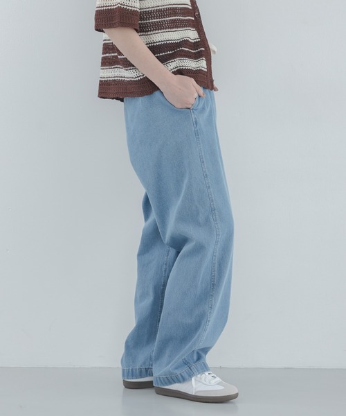 URBAN RESEARCH Sonny Label（アーバンリサーチサニーレーベル）の「イージーカーブデニムパンツ（その他パンツ・レディース・インディゴブルー/ライトインディゴブルー・36/38）」の9枚目の写真