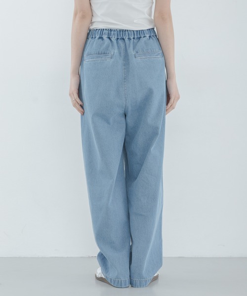 URBAN RESEARCH Sonny Label（アーバンリサーチサニーレーベル）の「イージーカーブデニムパンツ（その他パンツ・レディース・インディゴブルー/ライトインディゴブルー・36/38）」の14枚目の写真