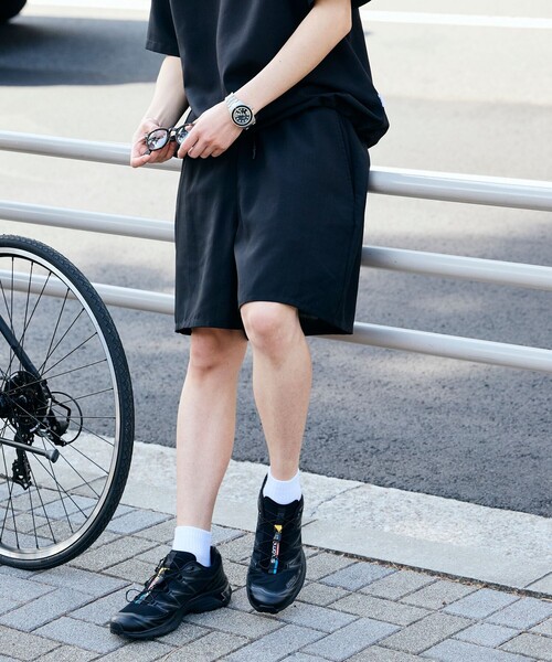 FREAK'S STORE(フリークスストア)の「<UVカット・接触冷感・吸水速乾> AiRide/エアライド パッカブル セットアップ 夏/ クルーネックプルオーバー / ショーツ 限定展開(その他トップス・メンズ・チャコールグレー/グレイッシュベージュ/ブラウン系その他/グレー系その他/ブラック/ネイビー・MEDIUM/SMALL/LARGE)」の11枚目の写真