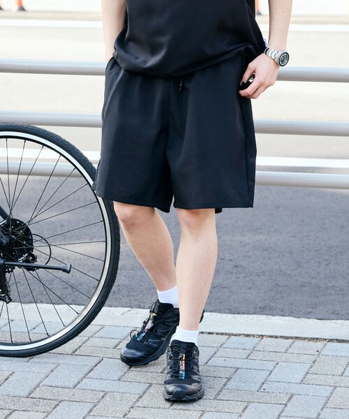 FREAK'S STORE(フリークスストア)の「<UVカット・接触冷感・吸水速乾> AiRide/エアライド パッカブル セットアップ 夏/ クルーネックプルオーバー / ショーツ 限定展開(その他トップス・メンズ・チャコールグレー/グレイッシュベージュ/ブラウン系その他/グレー系その他/ブラック/ネイビー・MEDIUM/SMALL/LARGE)」の15枚目の写真