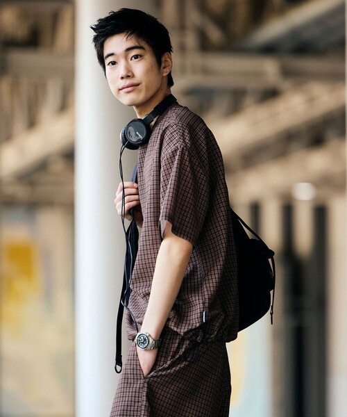 FREAK'S STORE（フリークスストア）の「限定展開 AiRide/エアライド パッカブル セットアップ / クルーネックプルオーバー / ショーツ（その他トップス・メンズ・チャコールグレー/グレイッシュベージュ/ブラウン系その他/グレー系その他/ブラック/ネイビー・MEDIUM/SMALL/LARGE）」の15枚目の写真