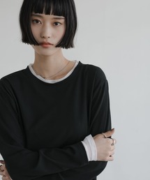 LOWRYS FARM | シアーレイヤードＬＳ 661428(Tシャツ/カットソー)