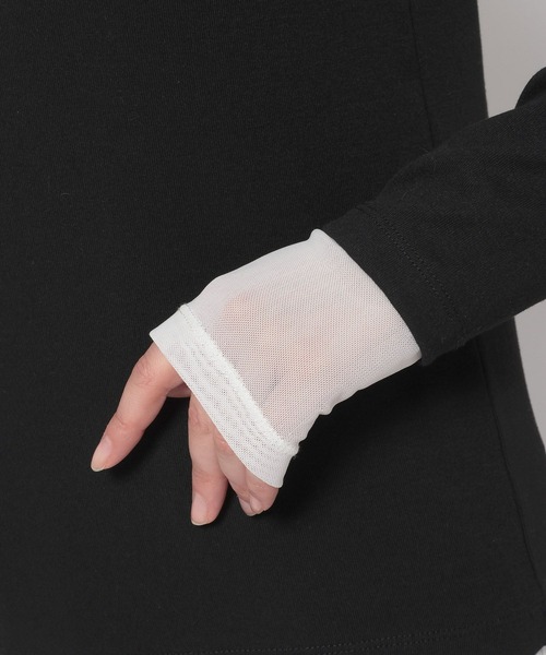 LOWRYS FARM（ローリーズファーム）の「シアーレイヤードＬＳ 661428（Tシャツ/カットソー・レディース・ブラック/アイボリー/グレー/イエロー・FREE）」の19枚目の写真