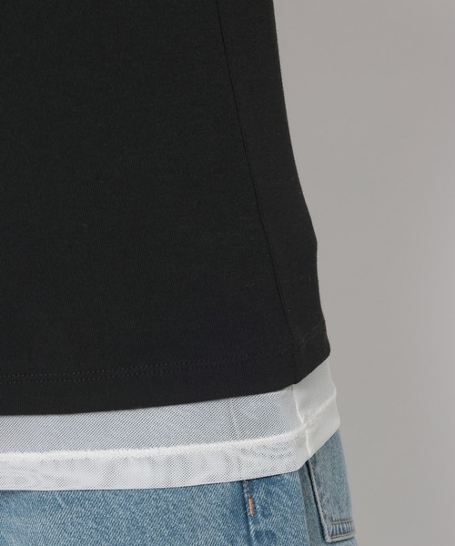 LOWRYS FARM（ローリーズファーム）の「シアーレイヤードＬＳ 661428（Tシャツ/カットソー・レディース・ブラック/アイボリー/グレー/イエロー・FREE）」の20枚目の写真