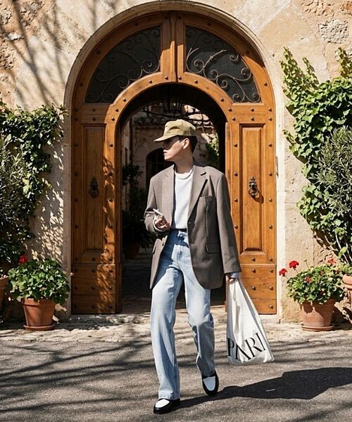 BALLUTE(バリュート)の「BOAT NECK FINGER HOLE LONG SLEEVE (SKYBLUE WAFFLE)(Tシャツ/カットソー・メンズ・その他・MEDIUM/LARGE)」の3枚目の写真