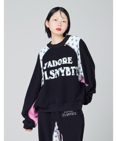 Little sunny bite(リトルサニーバイト)の「【8】【it】【Little Sunny Bite】sweat top(スウェット・レディース・ヘザーグレー/グレー/ブラック・MEDIUM/SMALL)」の2枚目の写真