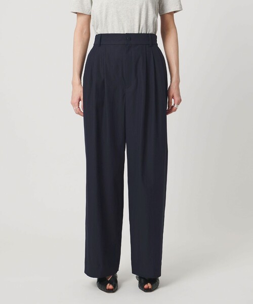 UNITED ARROWS（ユナイテッドアローズ）の「ツイル ダブルタック イージーパンツ（その他パンツ・レディース・ピンク/ライム/ネイビー・36/38/34）」の16枚目の写真