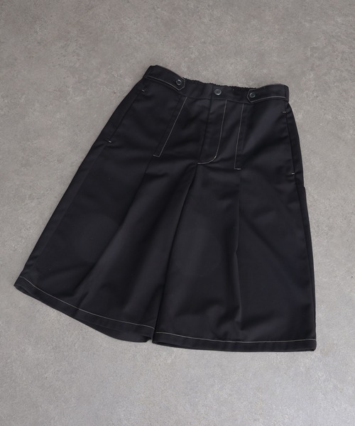 welise(ウェライズ)の「【welise/ウェライズ】ハイグレードヘビーTR ステッチタックモードハーフスラックス(その他パンツ・メンズ・グレイッシュベージュ/ブラック/ダークネイビー・L/M/S)」の4枚目の写真