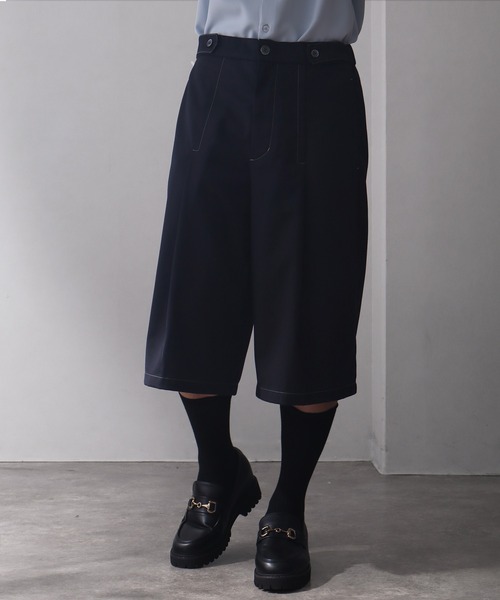 welise(ウェライズ)の「【welise/ウェライズ】ハイグレードヘビーTR ステッチタックモードハーフスラックス(その他パンツ・メンズ・グレイッシュベージュ/ブラック/ダークネイビー・L/M/S)」の15枚目の写真