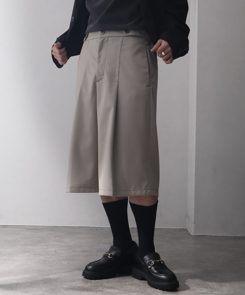 welise(ウェライズ)の「【welise/ウェライズ】ハイグレードヘビーTR ステッチタックモードハーフスラックス(その他パンツ・メンズ・グレイッシュベージュ/ブラック/ダークネイビー・L/M/S)」の20枚目の写真