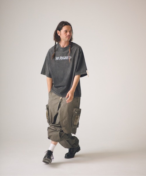 ADAM PATEK(アダムパテック)の「ADAMPATEK/grunge layered Cargo Pants/レイヤードカーゴパンツ(その他パンツ・メンズ・カーキ・FREE)」の12枚目の写真