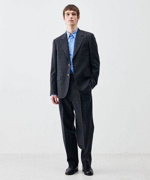 EDITION（エディション）の「ウールマルチチェック スラックス（スラックス・メンズ・ブルー系その他2・M/S）」の6枚目の写真