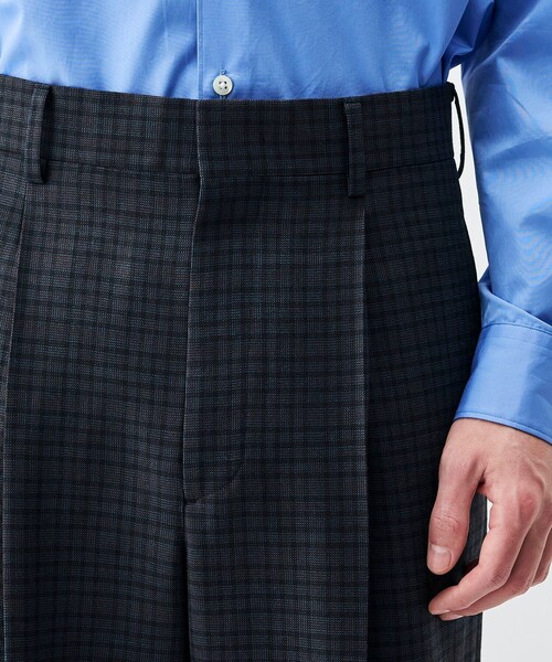 EDITION（エディション）の「ウールマルチチェック スラックス（スラックス・メンズ・ブルー系その他2・M/S）」の10枚目の写真