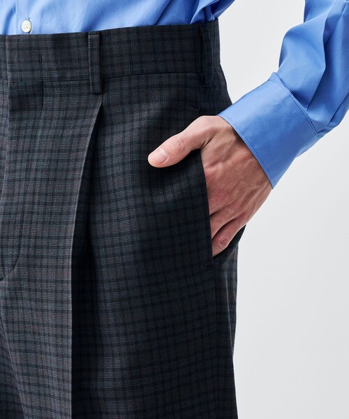 EDITION（エディション）の「ウールマルチチェック スラックス（スラックス・メンズ・ブルー系その他2・M/S）」の3枚目の写真