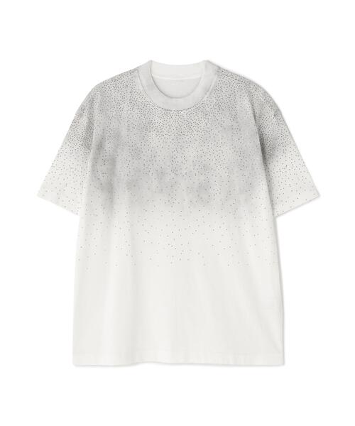 DANKE SCHON(ダンケシェーン)の「DankeSchon/ダンケシェーン/LINESTONE S/S TEE(Tシャツ/カットソー・メンズ・ブラック/ホワイト・S/L/M)」の2枚目の写真