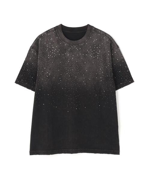DANKE SCHON(ダンケシェーン)の「DankeSchon/ダンケシェーン/LINESTONE S/S TEE(Tシャツ/カットソー・メンズ・ブラック/ホワイト・S/L/M)」の1枚目の写真