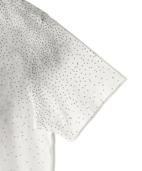 DANKE SCHON(ダンケシェーン)の「DankeSchon/ダンケシェーン/LINESTONE S/S TEE(Tシャツ/カットソー・メンズ・ブラック/ホワイト・S/L/M)」の3枚目の写真