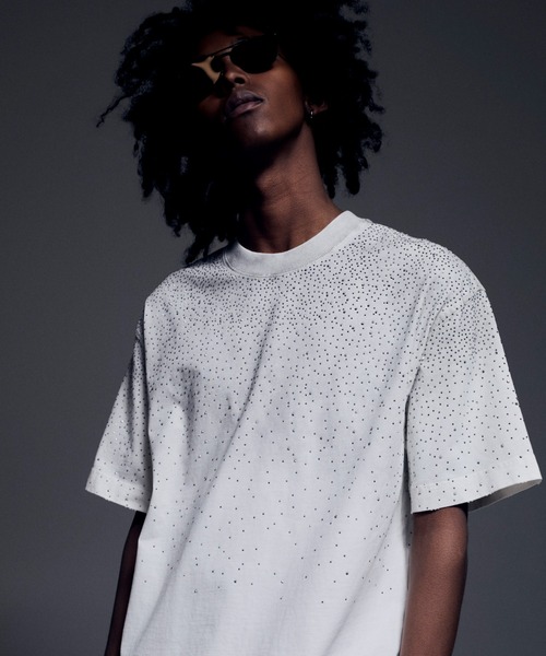 DankeSchon/ダンケシェーン/RHINESTONE S/S TEE（Tシャツ/カットソー