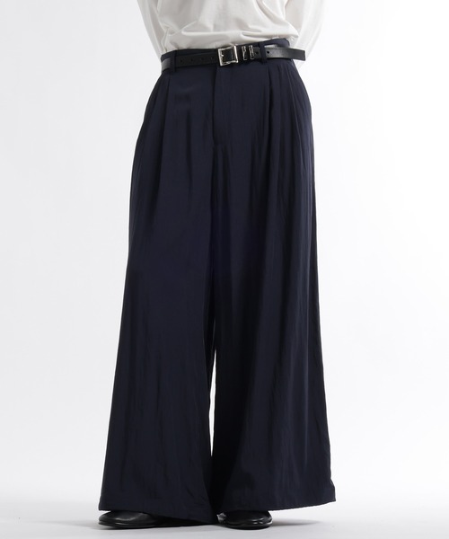 HARE（ハレ）の「【SET UP対応】トランジションボリュームパンツ(HARE)（スラックス・メンズ・グレー/ブラック/ネイビー・FREE）」の3枚目の写真