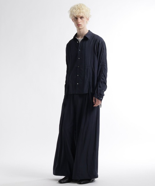 HARE（ハレ）の「【SET UP対応】トランジションボリュームパンツ(HARE)（スラックス・メンズ・グレー/ブラック/ネイビー・FREE）」の16枚目の写真