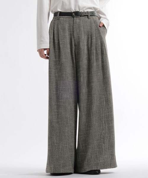HARE（ハレ）の「【SET UP対応】トランジションボリュームパンツ(HARE)（スラックス・メンズ・グレー/ブラック/ネイビー・FREE）」の21枚目の写真