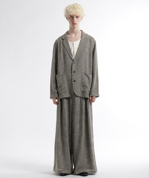 HARE（ハレ）の「【SET UP対応】トランジションボリュームパンツ(HARE)（スラックス・メンズ・グレー/ブラック/ネイビー・FREE）」の10枚目の写真