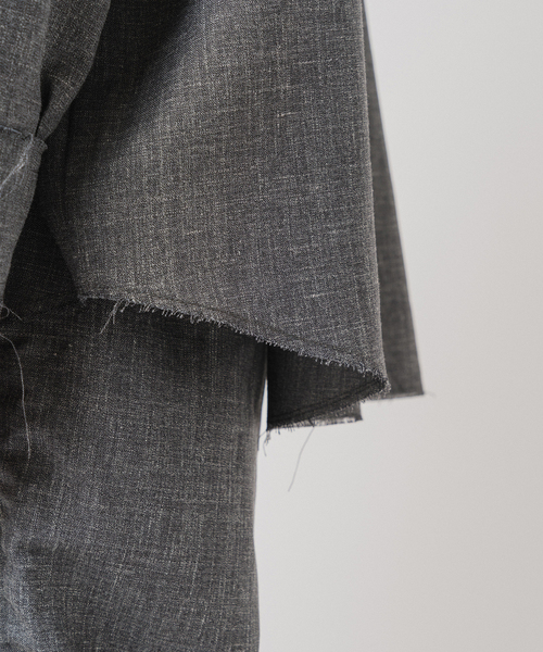 Gabriela Coll Garments（ガブリエラコールガーメンツ）の「GABRIELA COLL GARMENTS(ガブリエラコールガーメンツ) 別注 OVERSIZED SHIRT（シャツ/ブラウス・メンズ・チャコールグレー・3/2/1）」の5枚目の写真
