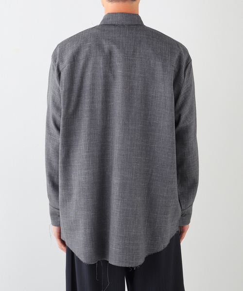Gabriela Coll Garments(ガブリエラコールガーメンツ)の「GABRIELA COLL GARMENTS(ガブリエラコールガーメンツ) 別注 OVERSIZED SHIRT(シャツ/ブラウス・メンズ・チャコールグレー・3/2/1)」の13枚目の写真