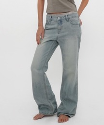 [B-DENIM] LOW VINTAGE STRAIGHT JEANS 052