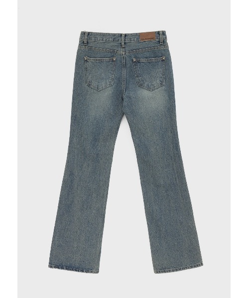 BLACKUP（ブラックアップ）の「[B-DENIM] LOW VINTAGE STRAIGHT JEANS 052（デニムパンツ・レディース・ブルー/ライトブルー・LARGE/SMALL/MEDIUM）」の20枚目の写真