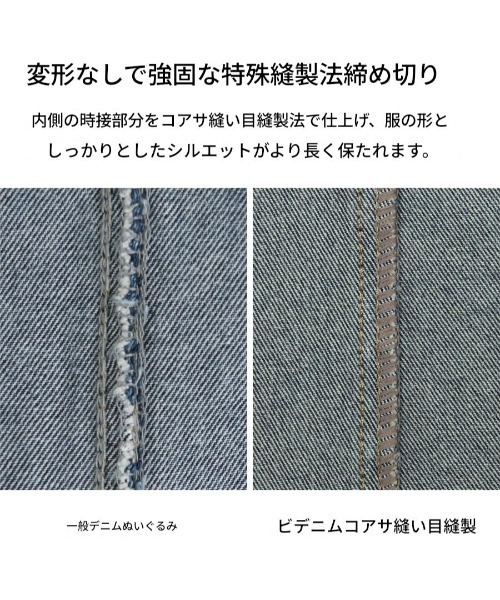 BLACKUP（ブラックアップ）の「[B-DENIM] LOW VINTAGE STRAIGHT JEANS 052（デニムパンツ・レディース・ブルー/ライトブルー・LARGE/SMALL/MEDIUM）」の16枚目の写真