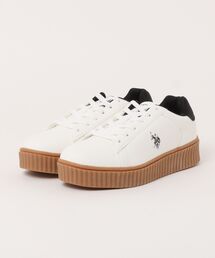 【U.S.POLO ASSN.】ユーエスポロアッスン 厚底コートタイプスニーカー PL00811