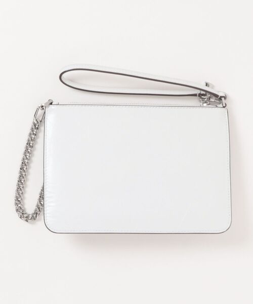 MICHAEL KORS（マイケルコース）の「JET SET コンバーチブル ジップ リストレット ラージ（クラッチバッグ・レディース・ホワイト系・FREE）」の5枚目の写真