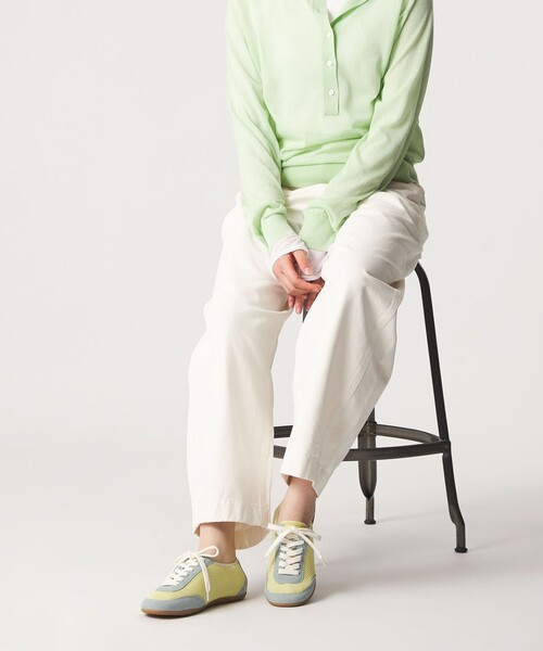 ODETTE E ODILE(オデットエオディール)の「メッシュシャーリングトップ スニーカー15↑(スニーカー・レディース・クリーム/ダークグレー・38/37/36/35)」の6枚目の写真