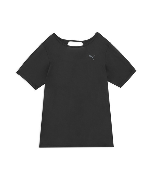 PUMA(プーマ)の「PUMA プーマ ウィメンズ トレーニング TAD バックオープン 半袖 Tシャツ(Tシャツ/カットソー・レディース・ブラック/オフホワイト・X-LARGE/LARGE/MEDIUM/SMALL)」の4枚目の写真