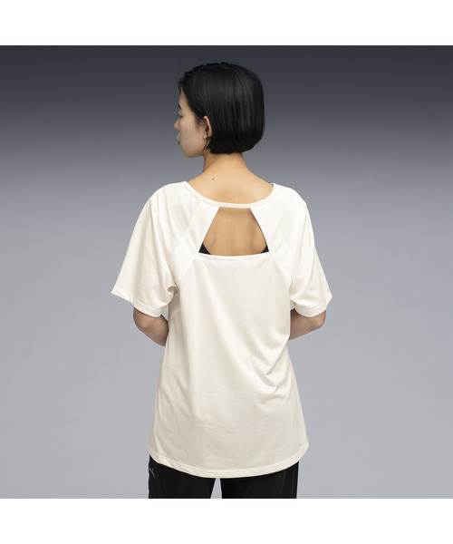 PUMA(プーマ)の「PUMA プーマ ウィメンズ トレーニング TAD バックオープン 半袖 Tシャツ(Tシャツ/カットソー・レディース・ブラック/オフホワイト・X-LARGE/LARGE/MEDIUM/SMALL)」の9枚目の写真