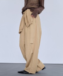 Dita Muaj.（ディータムアージュ）の「チェック腰巻風ジョガーパンツ（その他パンツ）」