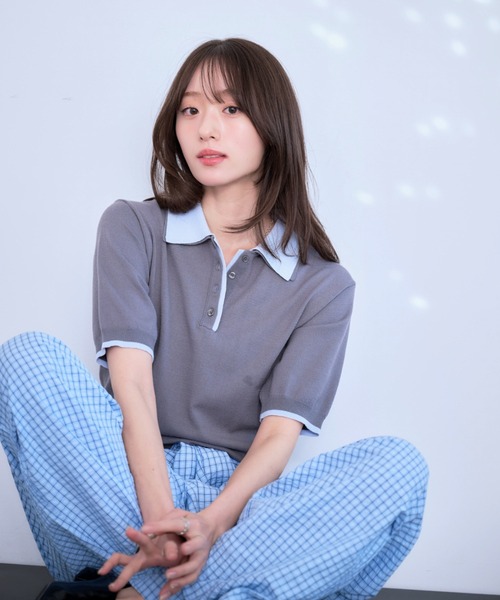 Dita Muaj.(ディータムアージュ)の「チェック腰巻風ジョガーパンツ(その他パンツ・レディース・ブラウン/ブルー・FREE)」の5枚目の写真
