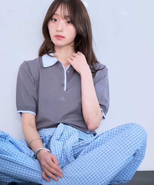Dita Muaj.(ディータムアージュ)の「チェック腰巻風ジョガーパンツ(その他パンツ・レディース・ブラウン/ブルー・FREE)」の6枚目の写真