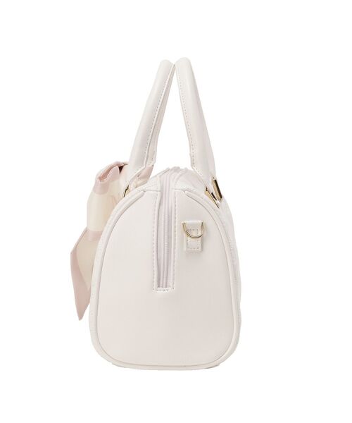 Maison de FLEUR（メゾンドフルール）の「スカーフ付きリボンキルティング2Wayボストン（ボストンバッグ・レディース・アイボリー/ブラック/ピンク・FREE）」の8枚目の写真