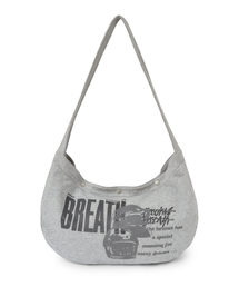 BROWNBREATH（ブラウンブレス）の「VINTAGE BOLD CROSS BAG - MELANGE GREY（メッセンジャーバッグ）」